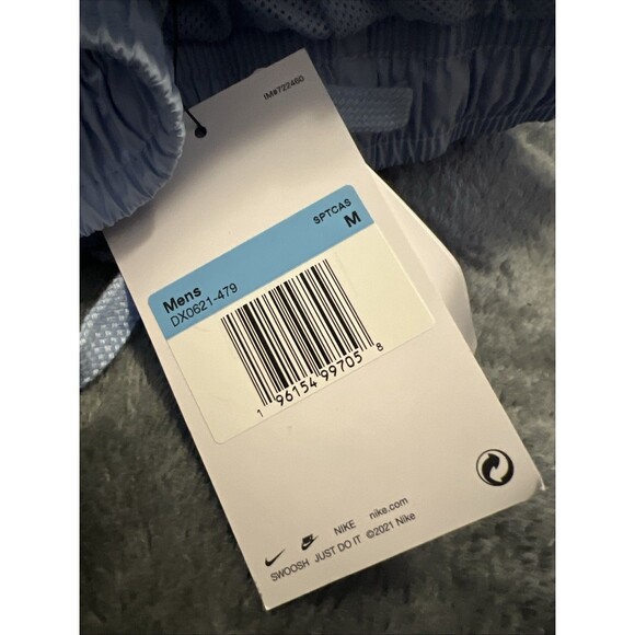 Medium Nike Club Woven Track Pants Jumbo Logo Mens DX0621-479 - Picture 2 of 10